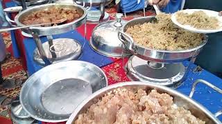 Shadi k valima mi ghosht ka salan halwa palo ! شادی کے ولیمے میں گوشت کا سالن حلوہ پلوا