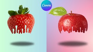 How To Create Dripping Photo Effect In Canva - Canva Tutorial