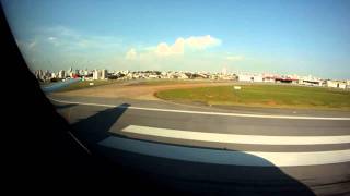 SBSP RW17R - Congonhas TAKEOFF (WING VIEW)