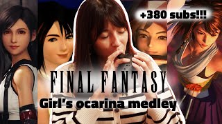 Final Fantasy ocarina Medley Girl themes & Thank you for 380+ subs!!