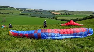 Paragliding Sky Surfing Club’s Whitewool, Hampshire, UK. 28th May 2020