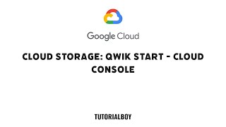 Cloud Storage: Qwik Start - Cloud Console || GSP073 || #cloudskillsboost #googlecloud #qwiklabs