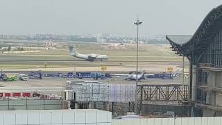 Ilyushin IL76-MD departing from Chennai Airport