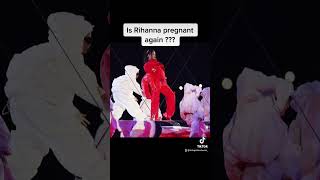 Rihanna reveals 2nd baby at the super bowl #rihanna #superbowl #rihannasuperbowl #halftime  #shorts