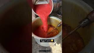 Egg Curry 🔥😱 #streetfoods #shorts #eggcurry