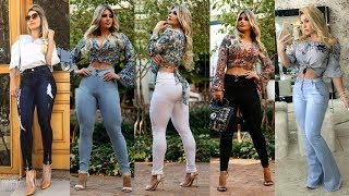 MODA 2017 2018 OUTFITS CON ROPA DENIM,MEZCLILLA Y JEANS | MODA SEXY