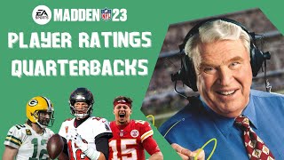 Reacting to Madden 23 Player Ratings for Quarterbacks!!