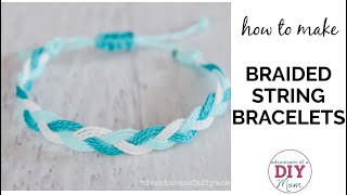 How to Make Braided Bracelets with Wax Cord