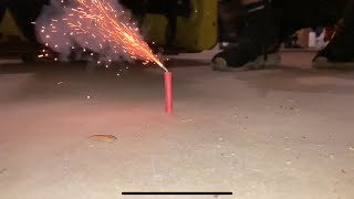 Fire cracker slow mo