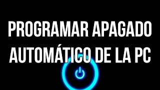 Programar pc para que se apague automaticamente | Crear icono para apagar computador | shutdown.exe