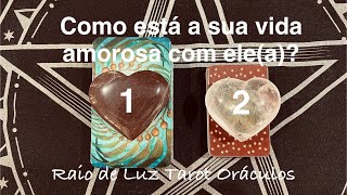 🧙🏻‍♂️Como está a sua vida amorosa ♥️ com ele(a)?#tarotonline✨✨✨✨✨✨✨