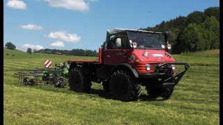 Unimog 406 / Unimog 900: Zeitreise über die letzten 23 Jahre; MB trac und Unimog im Einsatz