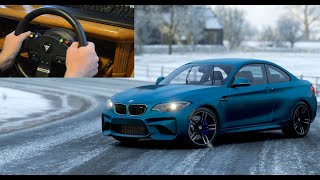 Forza Horizon 4 | BMW M2 Gameplay with Steering wheel and paddles