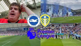 BRIGHTON AND HOVE ALBION GET THERE FIRST HOME WIN OF THE SEASON AGAINST LEEDS UNITED