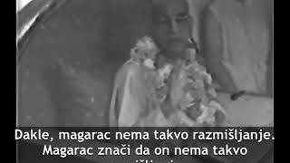 Prabhupada 1047 On je uzeo neki lažni posao i jako se trudi, dakle on je magarac