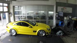 Mega Speed Softwareoptimierung Mercedes Benz SL 55 AMG Leistungsmessung