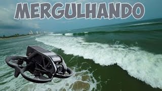 MERGULHANDO DRONE NO MAR, SÓ RASANTES COM O AVATA