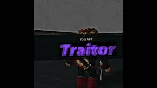 Imagine if they added this role in Mm2! #shorts #roblox #mm2 #traitor