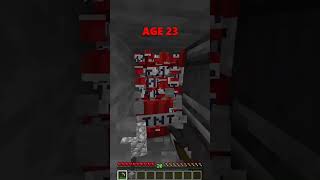 How To Escape Traps At Different Ages😶In Minecraft😨(INSANE)😍 #minecraft #shorts