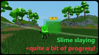 Slime slaying! | Roblox islands episode 4