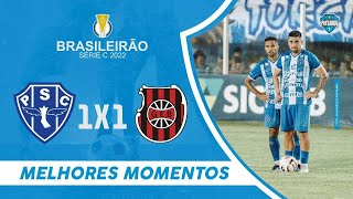 Paysandu 1 X 1 Brasil-RS Melhores Momentos Série C 2022