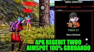 NOVO APK REGEDIT TWO9 V7 COM AIMBOT 100% E AIMSPOT GRUDANDO