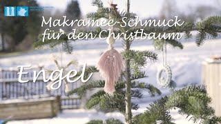 Kinderleichter Makramee-Engel für den Christbaum