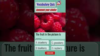 Vocabulary quiz