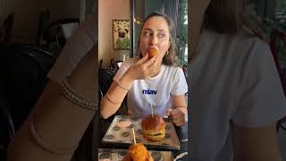 YEDİĞİM EN İYİ HAMBURGERLERDEN👍🏻😋 #Shorts #shortsvideo