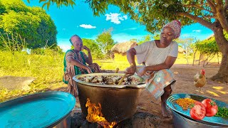 Step Into An African Village: Cooking Up Traditional Chicken Curry And Rice For Lunch