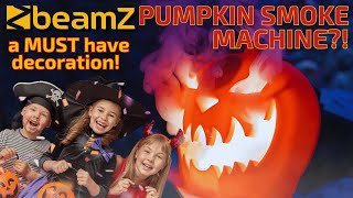 Easy and Cool Halloween Decoration! BeamZ Pumpkin Fog Maker