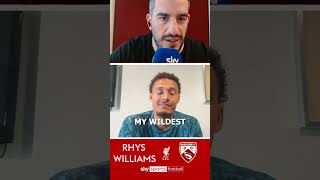 Rhys Williams on being thrust into limelight at #lfc #liverpoolfc #shorts