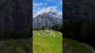 Kids Playground with a view #switzerland #beautiful #summer #shortsyoutube