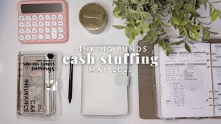 💵 May Sinking Fund Cash Stuffing | Sinking Funds | Cash Budget System