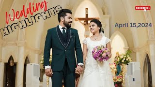 Christian Marriage | Highlights | Clinto ❤️ Jilda | April 15 | Roman Catholic