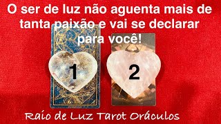 🧙🏻‍♂️O ser luz não aguenta mais de tanta paixão e vai se declarar para você!#tarotonline#amor✨✨✨✨✨✨✨