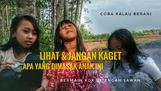 Asyiknya masak dipinggir sawah | Bocah petualang | Koki cilik