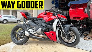 Ducati Streetfighter First Mods! - Tail Tidy, Bar End Mirrors & Turn Signals