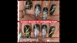 Water decals w/ stripping tqpe