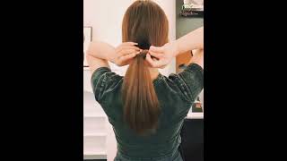 How to tie hair #hairtie #youtubeshort #shortvideo