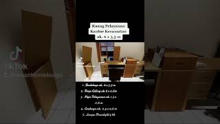 Design Interior Ruang Pelayanan Kantor Kecamatan😍