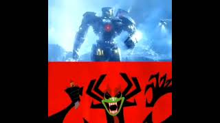 aku (samurai Jack) vs gipsy danger (Pacific rim)