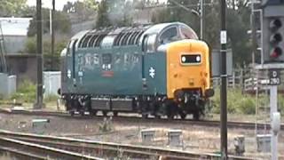 55022 'Royal Scots Grey' light engine at Doncaster 23/07/10. 1Z41.