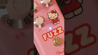 #Fender #HelloKitty Fuzz Pedal