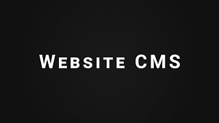 Website CMS