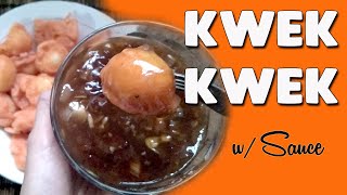 How to Make KwekKwek with Sweet Sauce