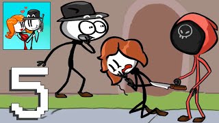 Stickman Escape: Choice Story ads - Gameplay Walkthrough Part 5 - All Levels 25-30 Funny NOOB Vs PRO