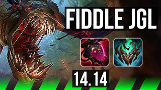 FIDDLESTICKS vs BRAND (JGL) | 7/0/6, Rank 5 Fiddle, Godlike, 500+ games | EUNE Challenger | 14.14