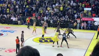 Fenerbahçe Beko 85–76 LDLC Asvel | Maç Sonunda Tribünlerden İzmir Marşı