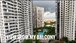 View from My Balcony I Private property in Singapore I Amazing view from my apartment I Luxurious